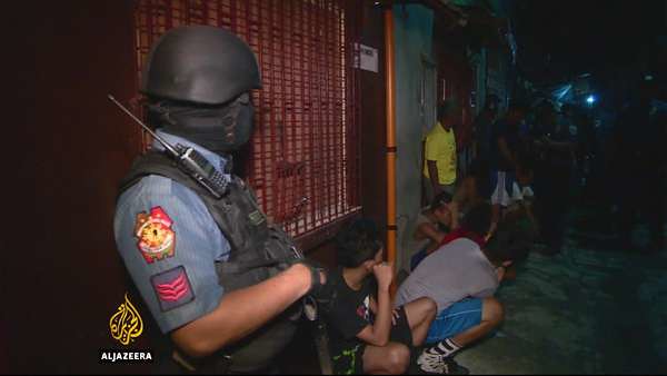 Philippines police make arrest for drug use or sale